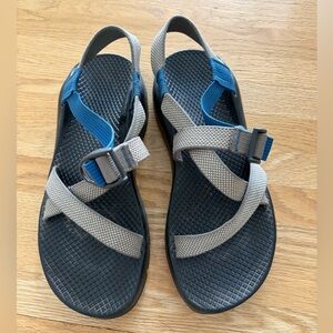 Chaco Women’s Gray and Blue Strappy Sandals